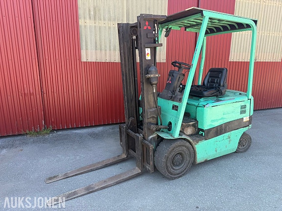 Mitsubishi FB25K elektrisk gaffeltruck – 2,5 tonn – 3,3 m løftehøyde – Reparasjonsobjekt 2 of 5