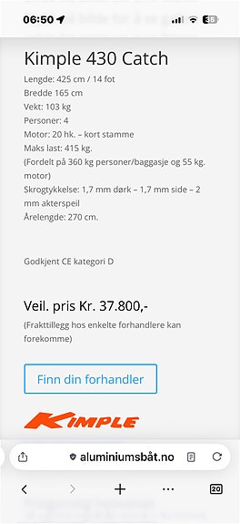 Landstedbåt aluminium 14 fot 5 of 5
