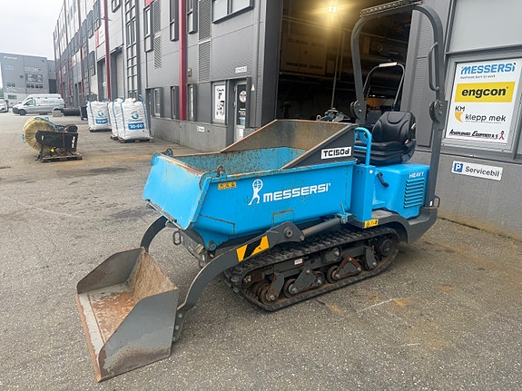 Messersi TC150D Selvlaster + Betongtrommel, 175 timer! 4 of 5
