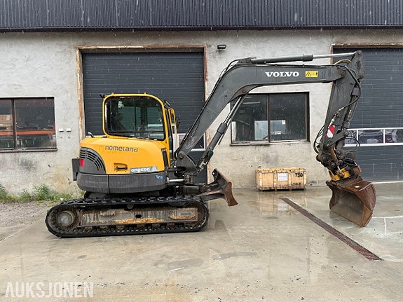 Volvo ECR88 Gravemaskin - Engcon tiltrotator - Hk feste - sentralsmøring - nye belter 5 of 5