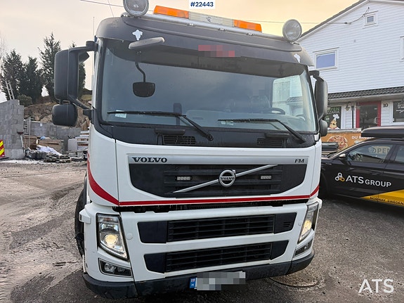Volvo FM kranbil m/tipp og 26.5 t/m Effer kran m/ grabb og rotator 5 of 5