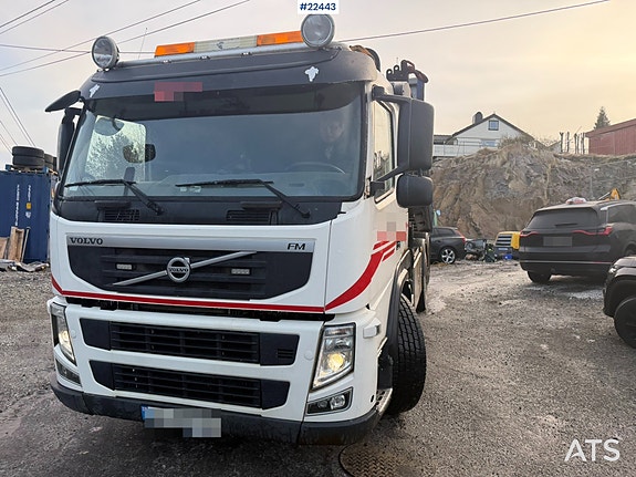 Volvo FM kranbil m/tipp og 26.5 t/m Effer kran m/ grabb og rotator 4 of 5