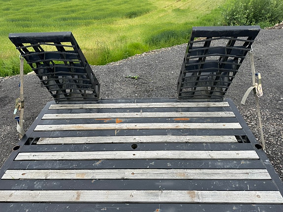 Krokkasser maskinflak 6m Som nytt! 5 of 5