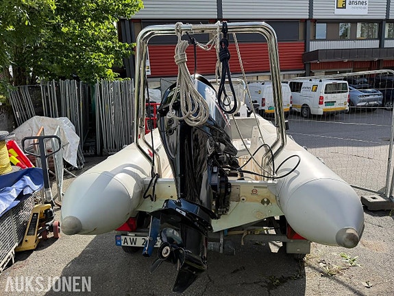 2003 Valiant V-520 RIB med 2021 Mercury 60 hk - 52.5 timer m/tilhenger 4 of 5