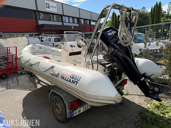 2003 Valiant V-520 RIB med 2021 Mercury 60 hk - 52.5 timer m/tilhenger 3 of 5
