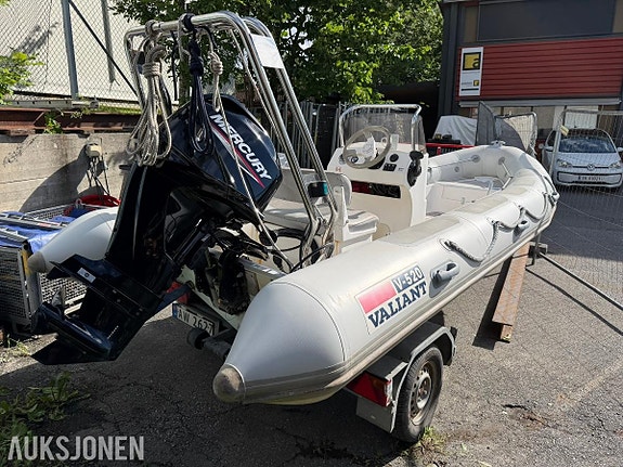 2003 Valiant V-520 RIB med 2021 Mercury 60 hk - 52.5 timer m/tilhenger 5 of 5