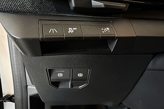 Vinglevarsler og ESP kan slås av + el.håndbrems og autohold