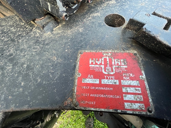 Massey Ferguson MF 50 m/ Hymas 44 Traktorgraver 4 of 5