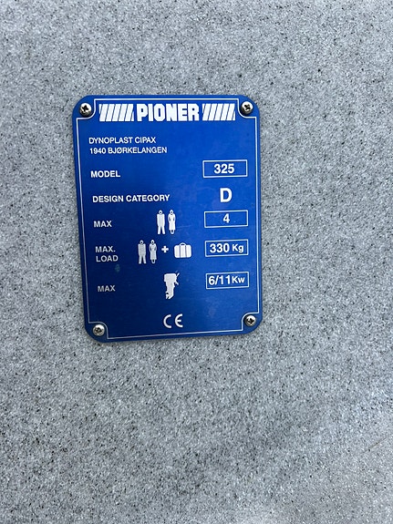 Pioner 325 med Gaupen båthenger  klar til bruk 5 of 5