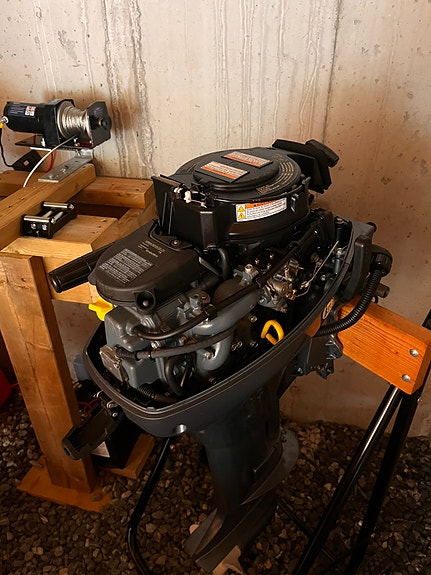 Yamaha 8 hk 4 takter lang stamme 4 of 4