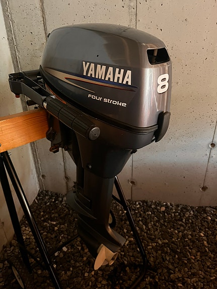 Yamaha 8 hk 4 takter lang stamme 3 of 4