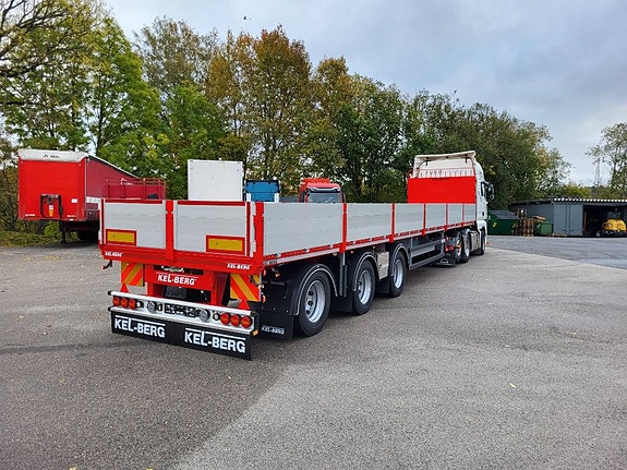 Kel-Berg D530V Åpen trailer Delbelastning 27 tonn 4 of 5