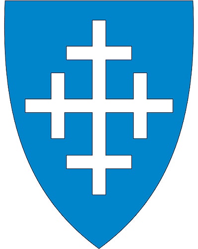 Raarvihken tjïelte / Røyrvik kommune logo