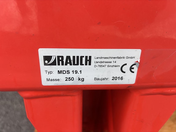 Rauch MDS 19.1 2016, kr 49 000,-