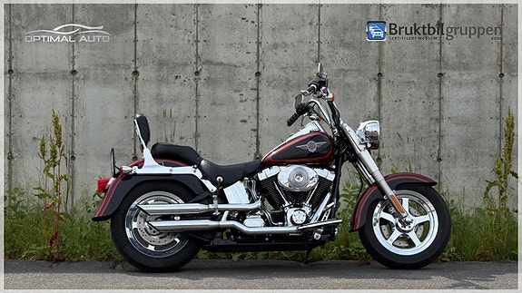 Harley-Davidson Fat Boy EFI Screaming Eagle eksos / Sissy bar / Velhold