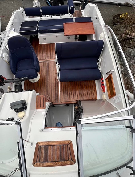Praktisk daycruiser leies ut (Leier også ut Rana 17, 10 hk) 2 of 5