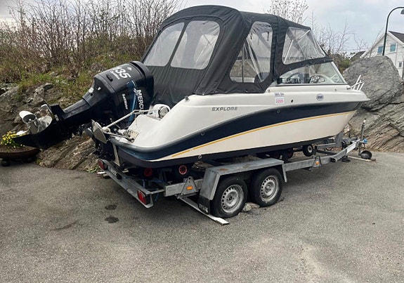 Praktisk daycruiser leies ut (Leier også ut Rana 17, 10 hk) 4 of 5