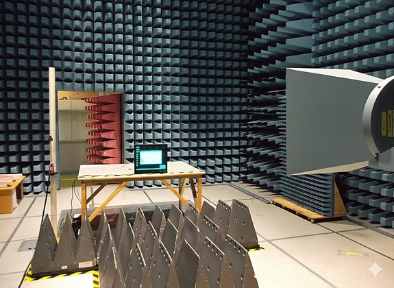 EMC testing i skjermrom