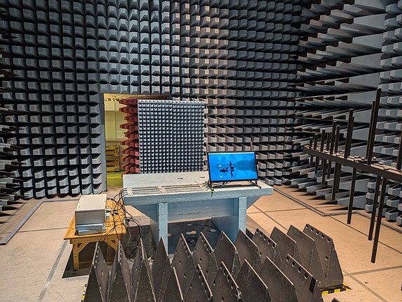 EMC testing i skjermrom