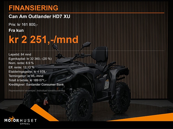 Can-Am Outlander Max HD7 XU - Kampanje 16 of 16