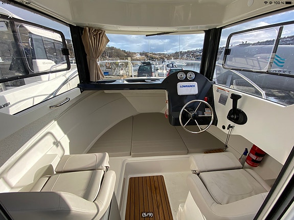 Quicksilver 555 Pilothouse M/Mercury 80/ Lavt timetall/ Frakt og finansiering !! 2 of 5