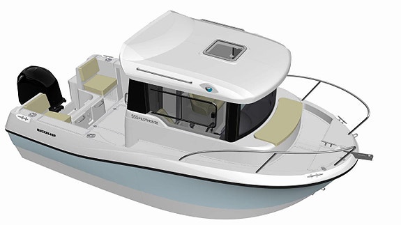 Quicksilver 555 Pilothouse M/Mercury 80/ Lavt timetall/ NY PRIS !!!! 8 of 9