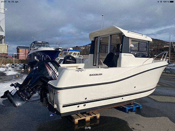 Quicksilver 555 Pilothouse M/Mercury 80/ Lavt timetall/ Frakt og finansiering !! 5 of 5
