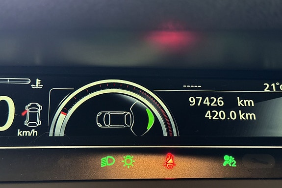 Bilen har også ryggesensor.