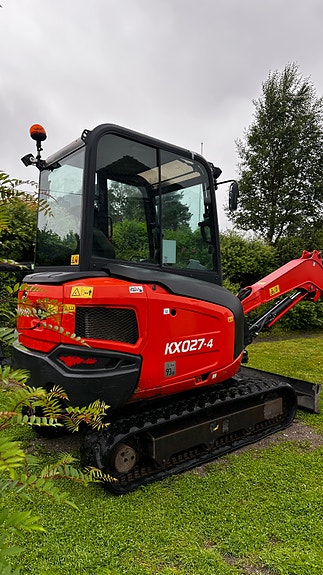 Kubota KX027-4 kun 1653 timer 3 of 5