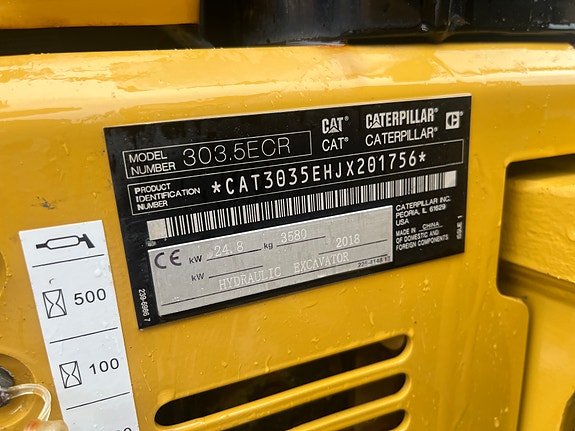 Cat 303.5E CR 14 of 30