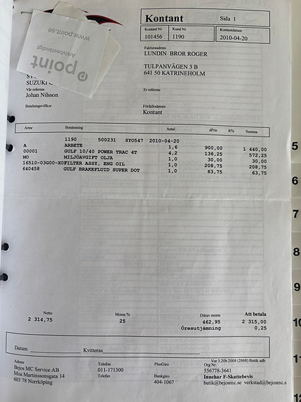 Suzuki GSX 1400 23 of 27