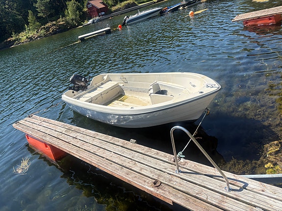 Landstedbåt - enkel og solid Terhi nordic 6020 med fiskekum 4 of 4