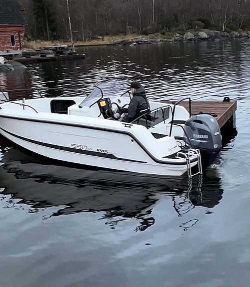 RYDS 550 VI MID m/ 80 hk Yamaha og Respo 1200 P båthenger 3 of 5