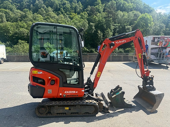 Kubota KX019-4 POWERTILT kun 755 timer! 4 of 5