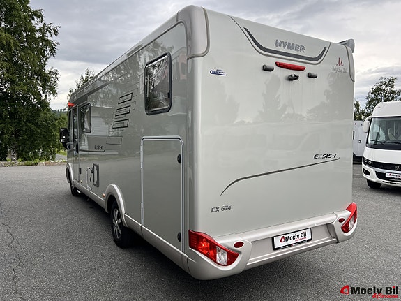 Hymer EXIS 674-MARKISE-ENKLE SENGER-QUEENBED-GOD NYTTELAST-VELHOLDT++ 5 of 5