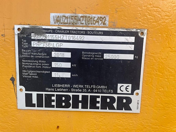 Liebherr PR 736 LGP 10 of 10