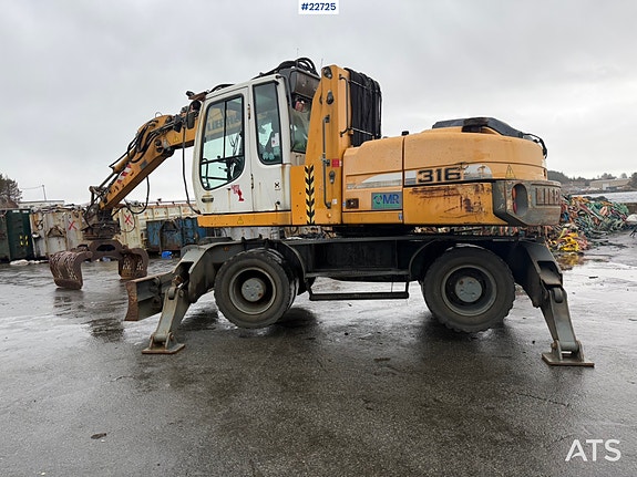 Liebherr A316 Litronic m/ sorterings klype 5 of 5