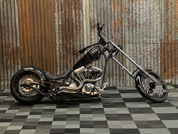 Harley-Davidson SOFTAIL "G.L Walla" Big Bear Chopper/100Cid S&S Motor + 2 of 30