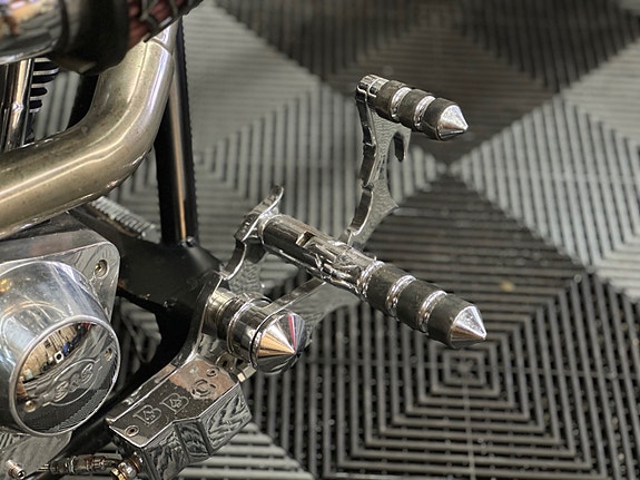 Harley-Davidson SOFTAIL "G.L Walla" Big Bear Chopper/100Cid S&S Motor + 12 of 30