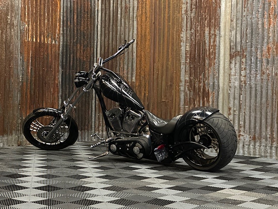 Harley-Davidson SOFTAIL "G.L Walla" Big Bear Chopper/100Cid S&S Motor + 21 of 30