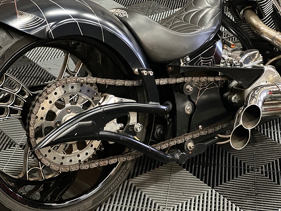 Harley-Davidson SOFTAIL "G.L Walla" Big Bear Chopper/100Cid S&S Motor + 14 of 30