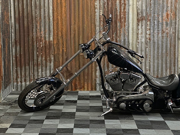 Harley-Davidson SOFTAIL "G.L Walla" Big Bear Chopper/100Cid S&S Motor + 23 of 30