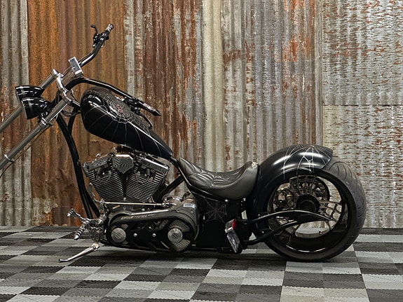 Harley-Davidson SOFTAIL "G.L Walla" Big Bear Chopper/100Cid S&S Motor + 22 of 30