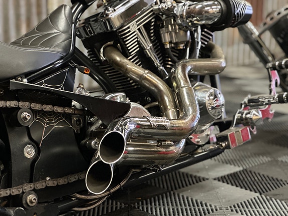 Harley-Davidson SOFTAIL "G.L Walla" Big Bear Chopper/100Cid S&S Motor + 15 of 30