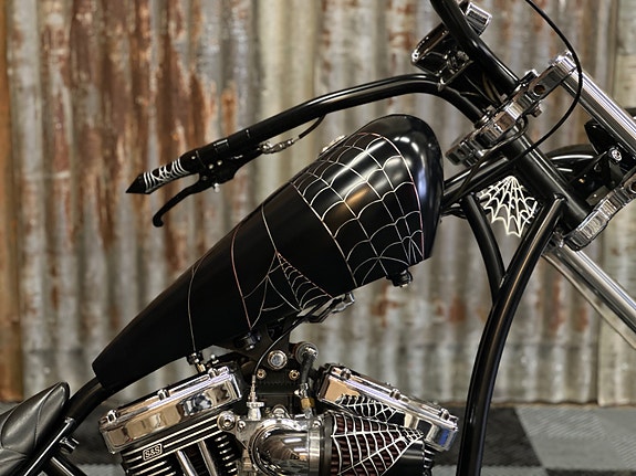Harley-Davidson SOFTAIL "G.L Walla" Big Bear Chopper/100Cid S&S Motor + 8 of 30