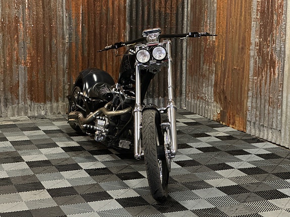Harley-Davidson SOFTAIL "G.L Walla" Big Bear Chopper/100Cid S&S Motor + 18 of 30
