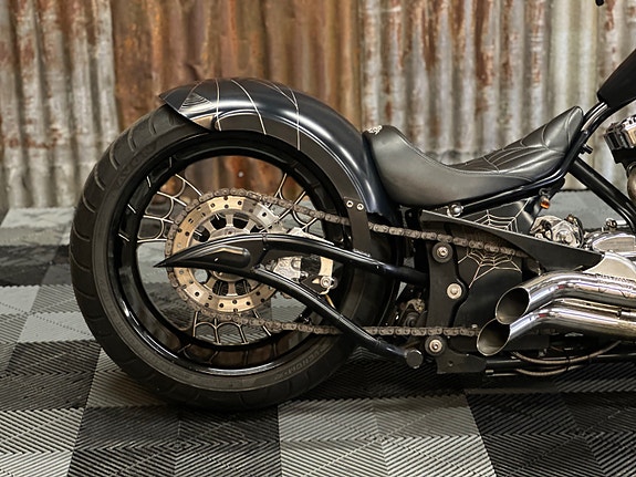 Harley-Davidson SOFTAIL "G.L Walla" Big Bear Chopper/100Cid S&S Motor + 3 of 30