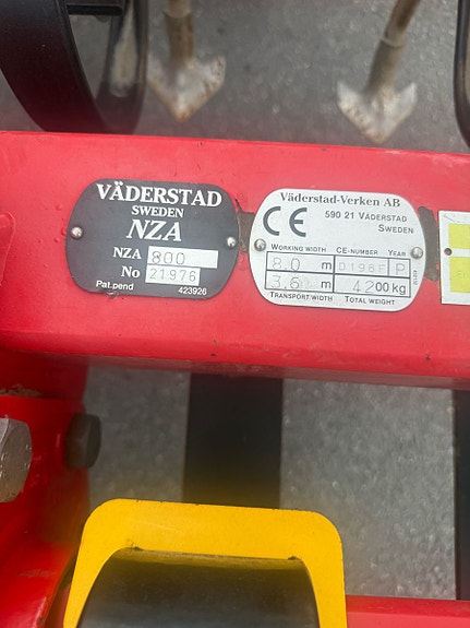 Väderstad NZA 800 2006, kr 275 000,-
