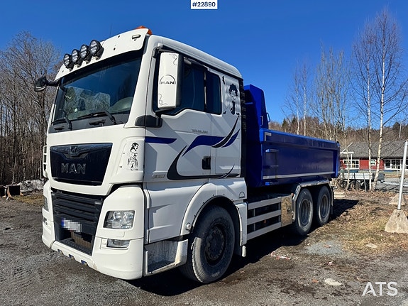 MAN TGX 26.580 6x4 Tippbil. Lav km. SE VIDEO