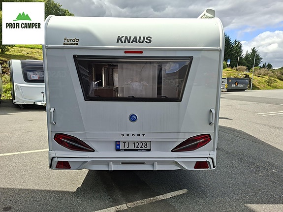Knaus SPORT 450 FU m/takmarkise, solcellepanel, Lithium batteri 5 of 5